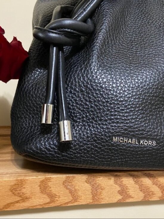 Michael Kors Dahlia Backpack - Black Pebbled Leather main image 7